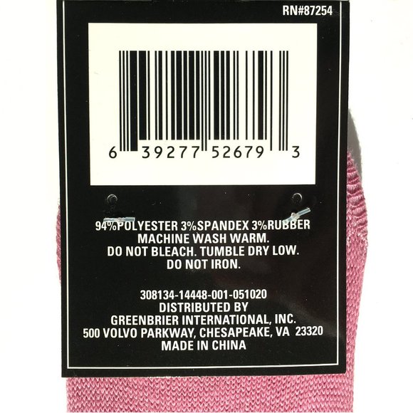 *3/$15* KIDS Lavender Deer No Show Socks - Picture 2 of 2